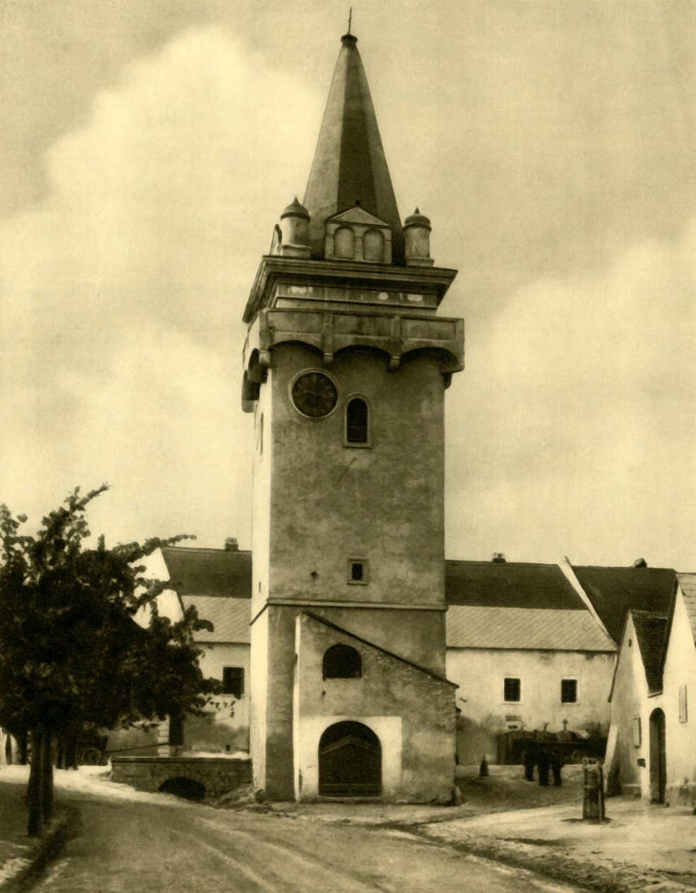 Türkenturm, Breitenbrunn, Burgenland, Österreich, ca. 1935 von Unbekannt