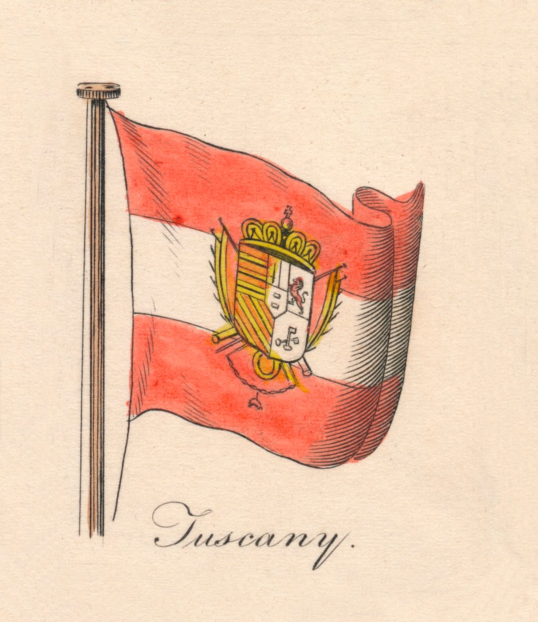 Toskana, 1838 von Unbekannt