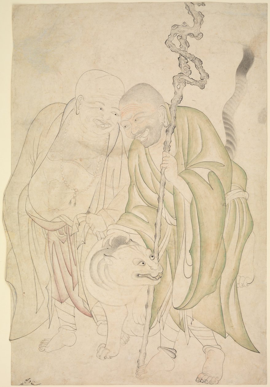 Zwei Lohans, ca. 1480 von Unbekannt