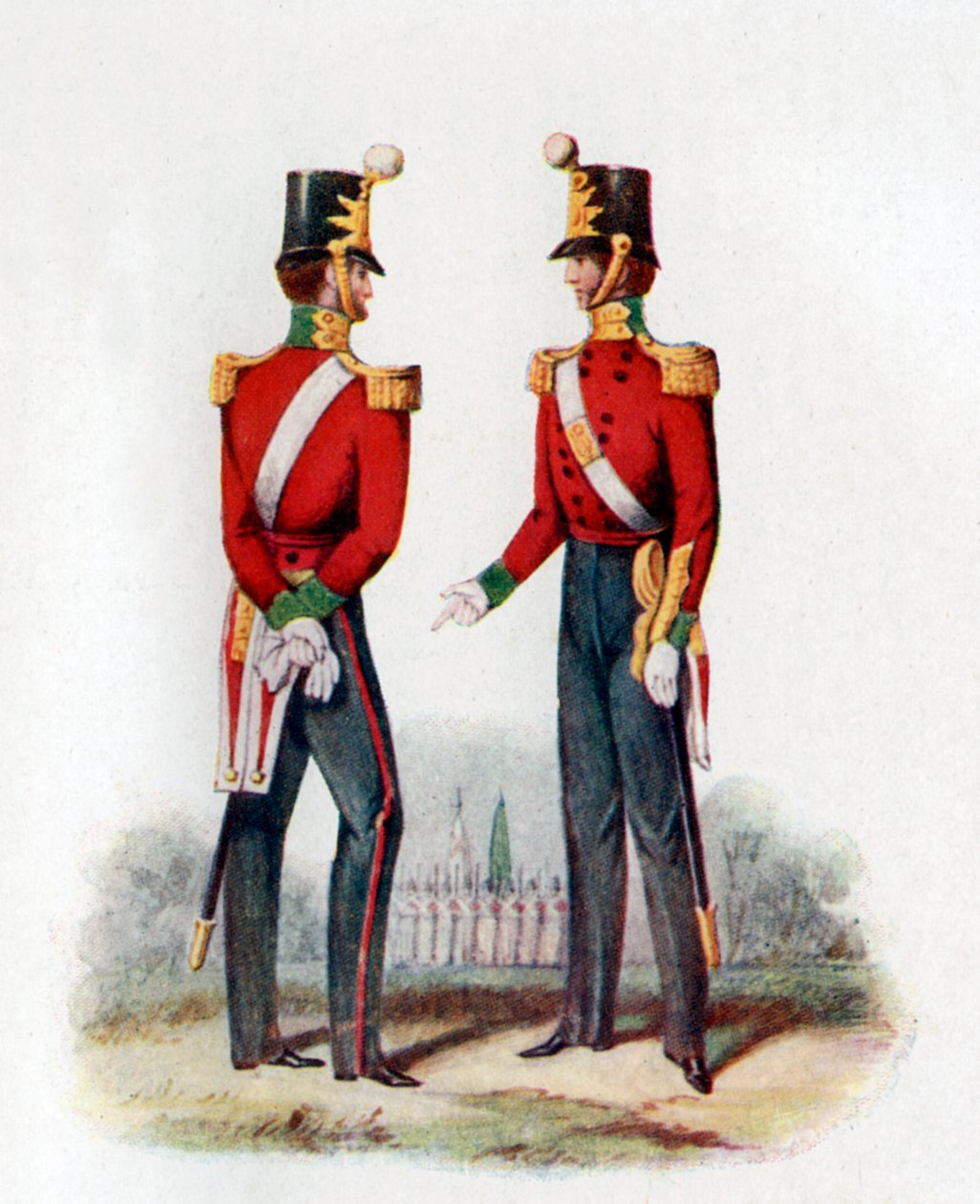 Uniform des 19. Regiments, 1848 von Unbekannt