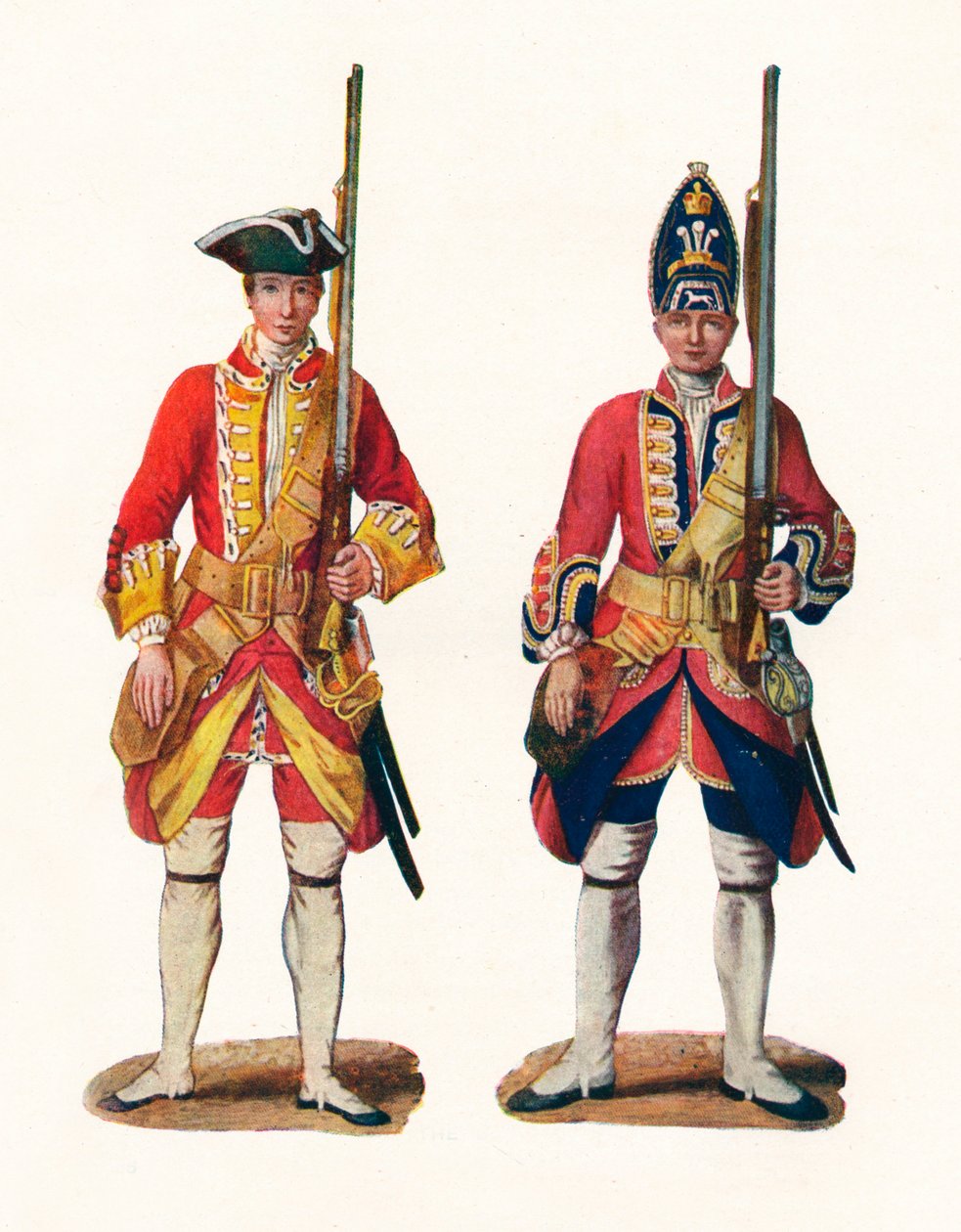 Uniformen der britischen Armee, 1742, 1904 von Unbekannt