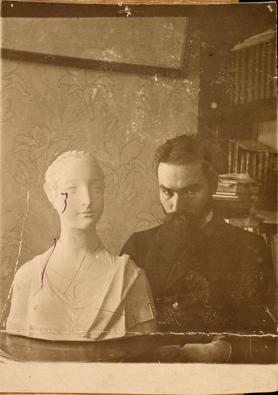 Valery Bryusov, russischer Autor und Dichter, 1900er von Unbekannt
