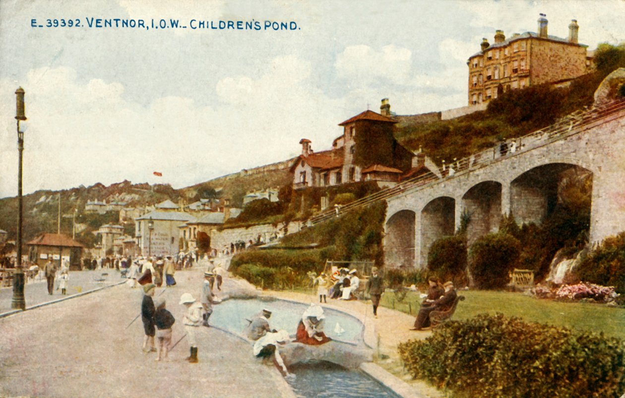 Ventnor, I.O.W - Kinderteich, 1919 von Unbekannt