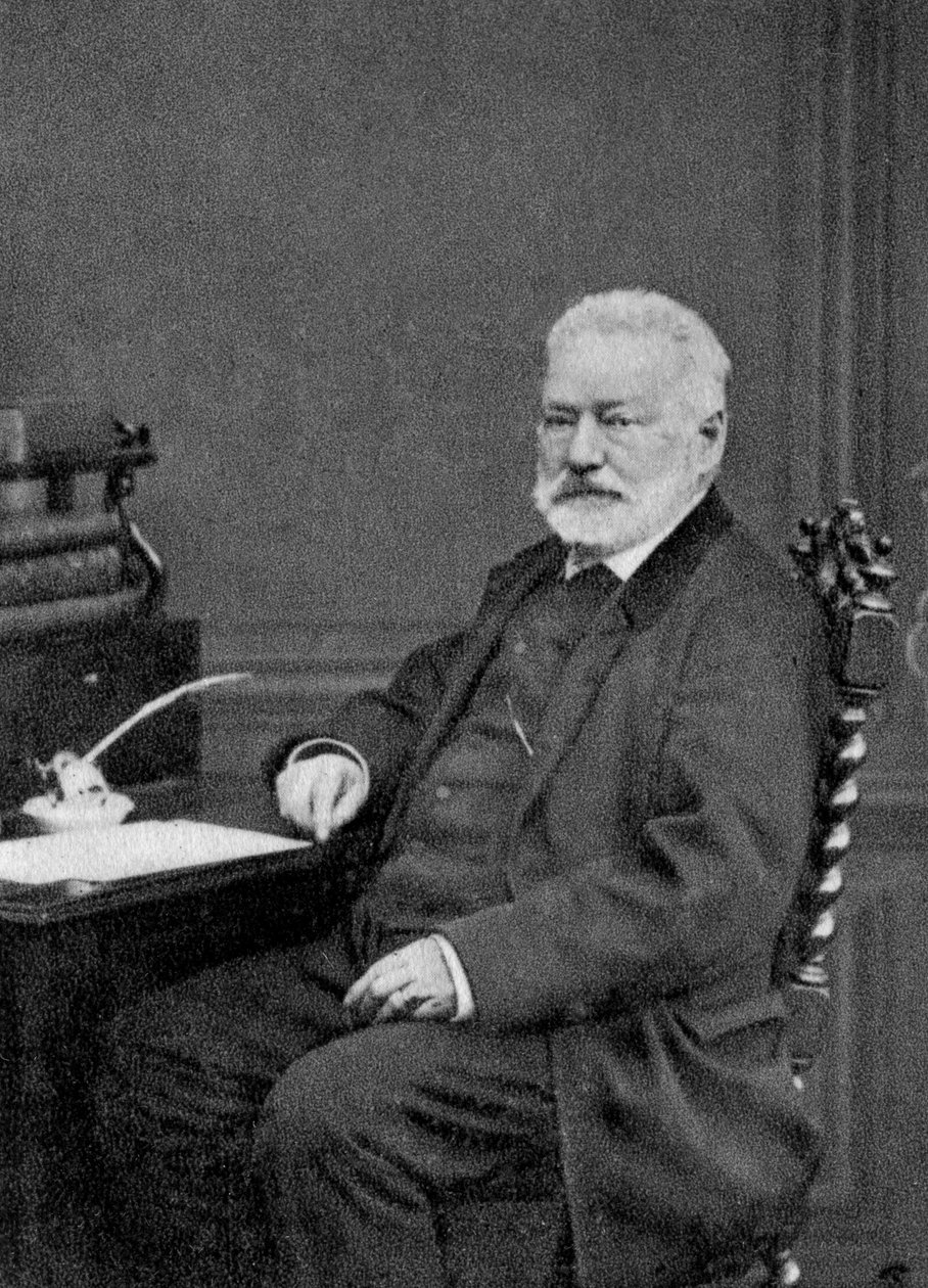 Victor Hugo, französischer Autor, 1872 von Unbekannt