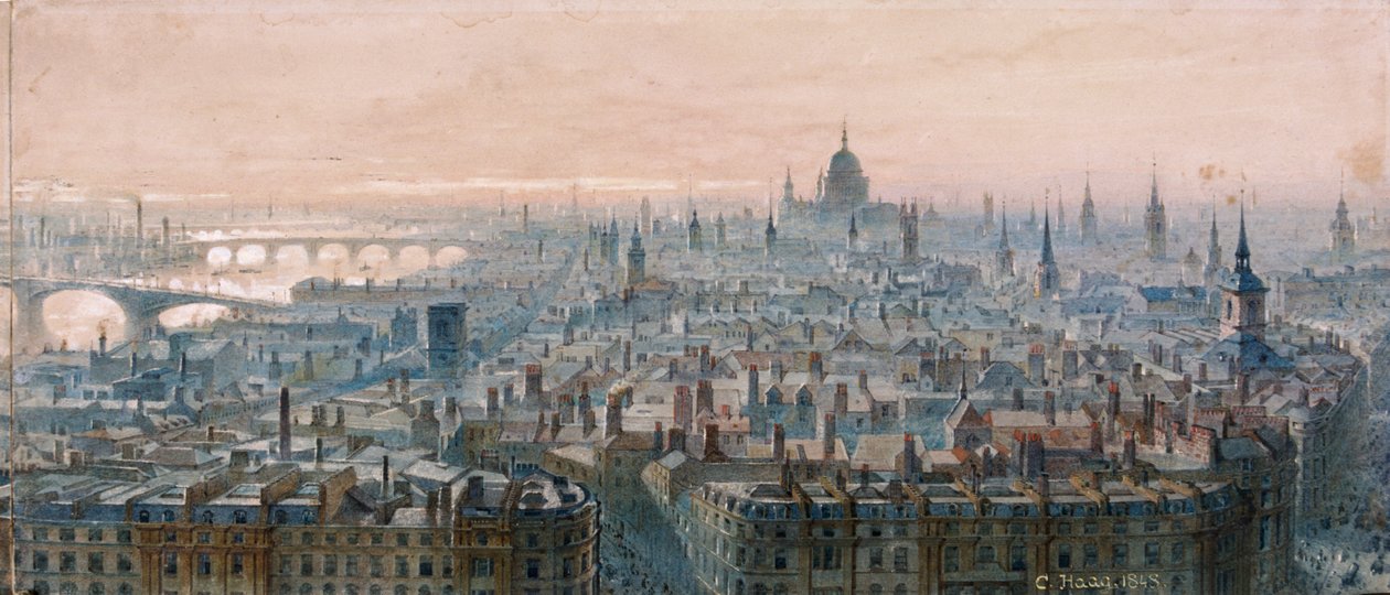 Ansicht von London von Unbekannt