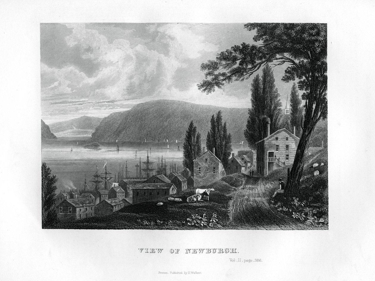 Ansicht von Newburgh, New York State von Unbekannt