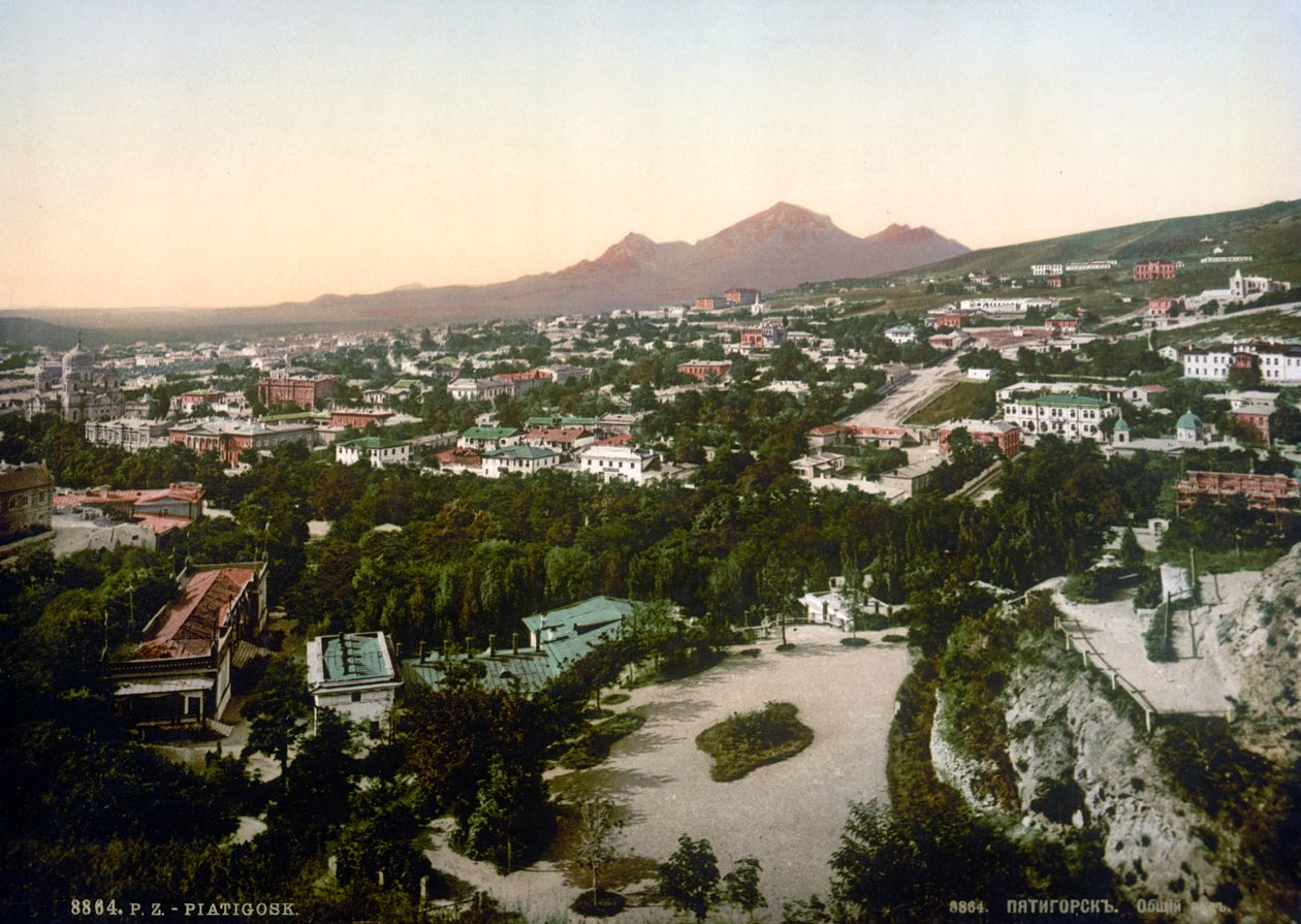 Blick auf Pjatigorsk, Russland, 1895 von Unbekannt