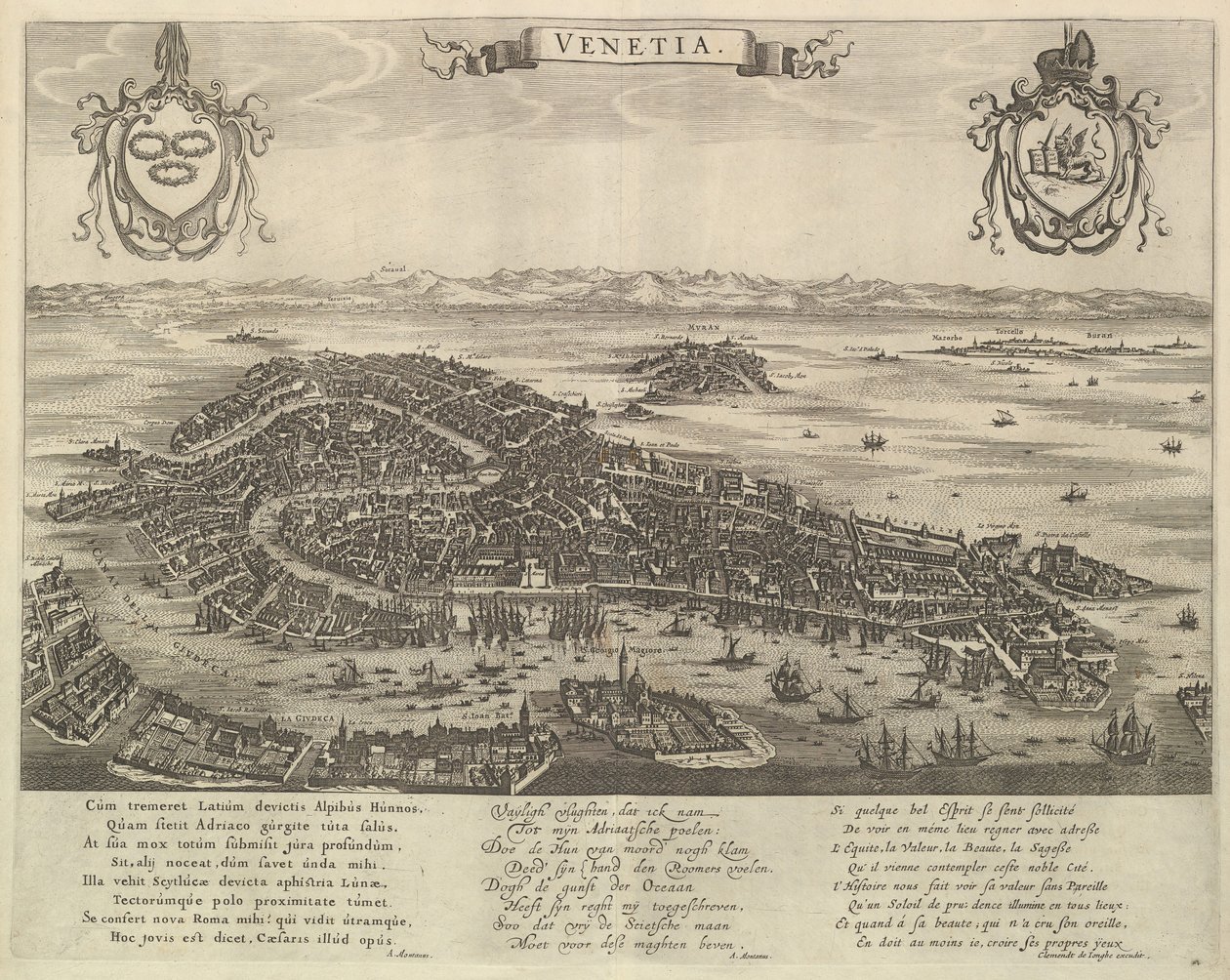Ansicht von Venedig, Mitte des 17. Jahrhunderts von Unbekannt