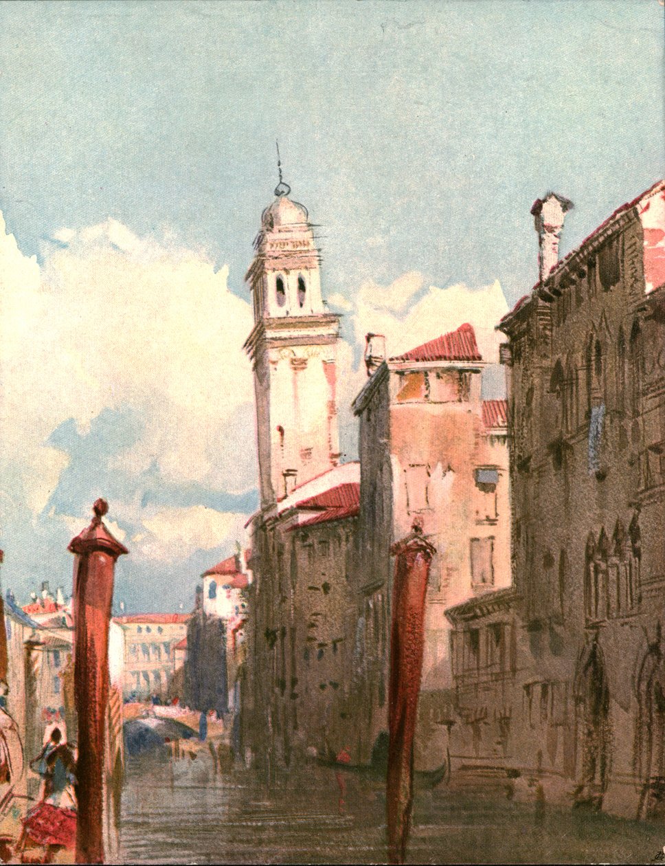 Ansicht eines Kanals, ca. 1826, ca. 1900 von Unbekannt