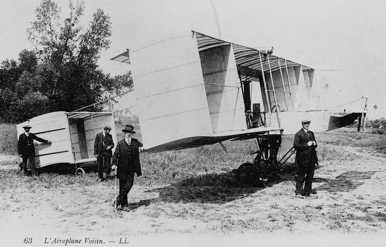 Voisin-Doppeldecker, 1910 von Unbekannt