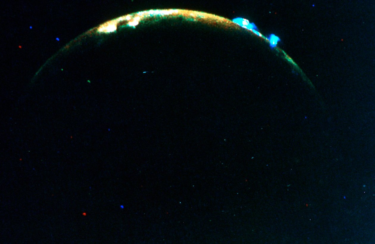 Vulkanausbruch auf Jupiters Mond Io von Unbekannt