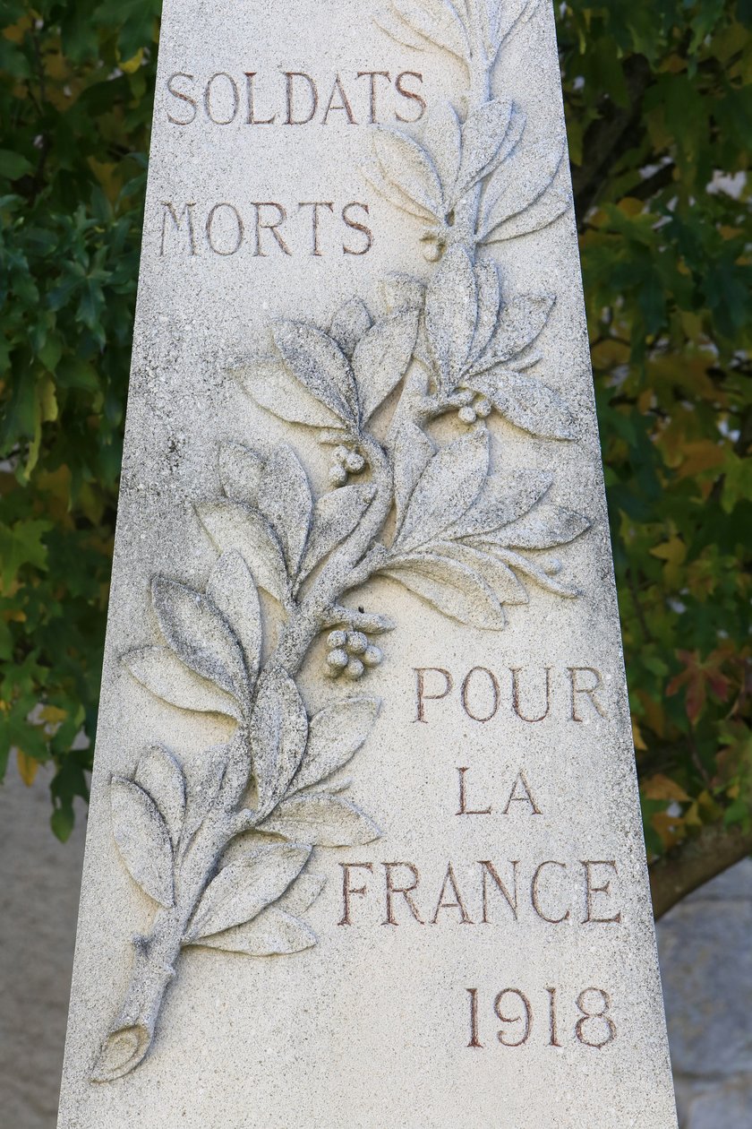 Kriegsdenkmal. Guerard, Frankreich von Unbekannt