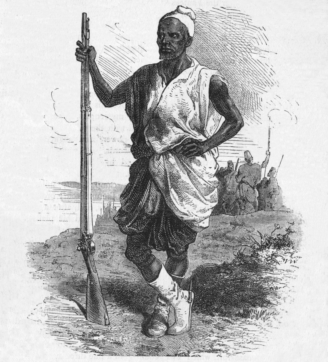 Krieger von Elmina, ca. 1880 von Unbekannt