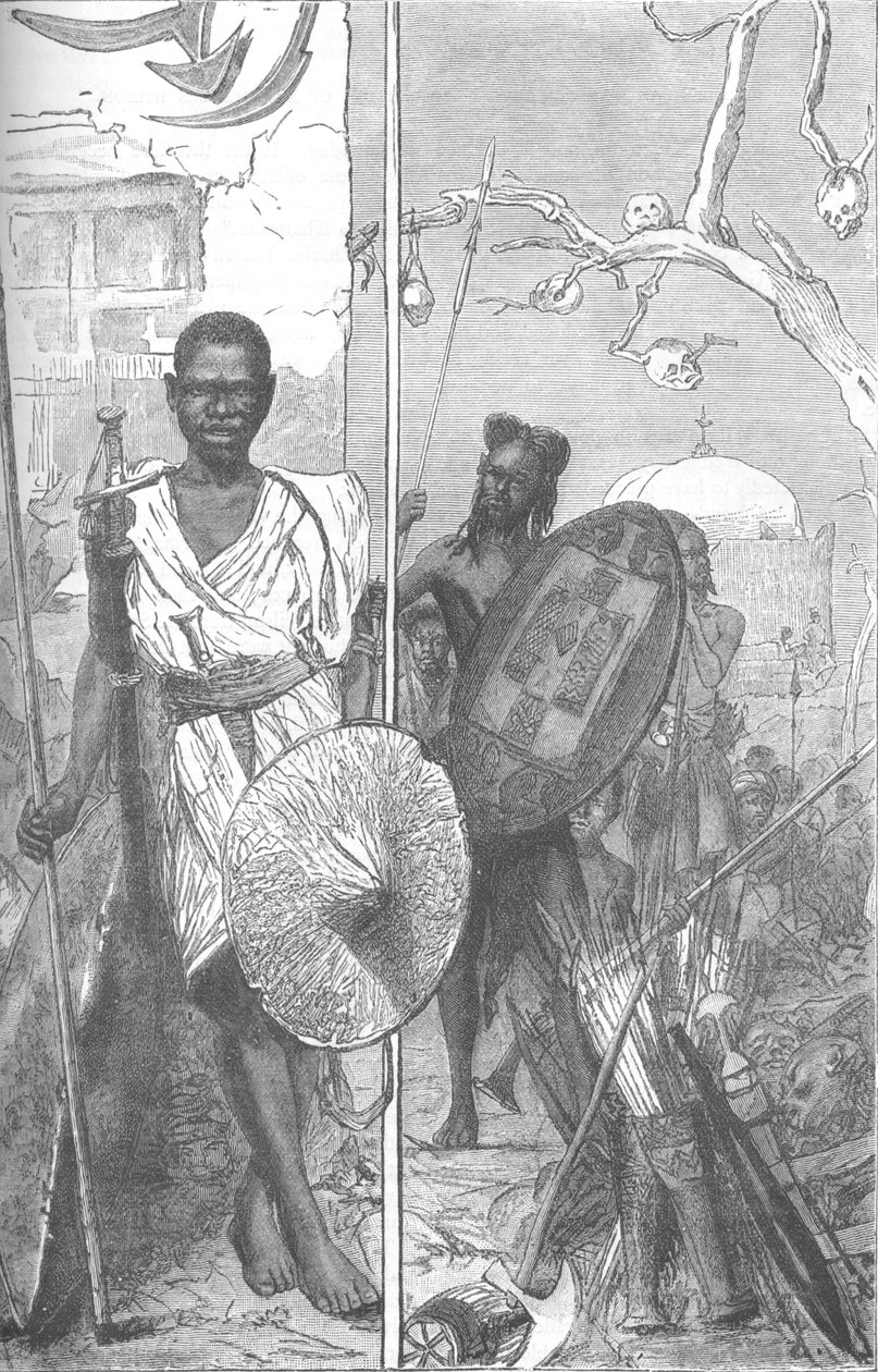 Krieger des Mahdi, ca. 1885 von Unbekannt