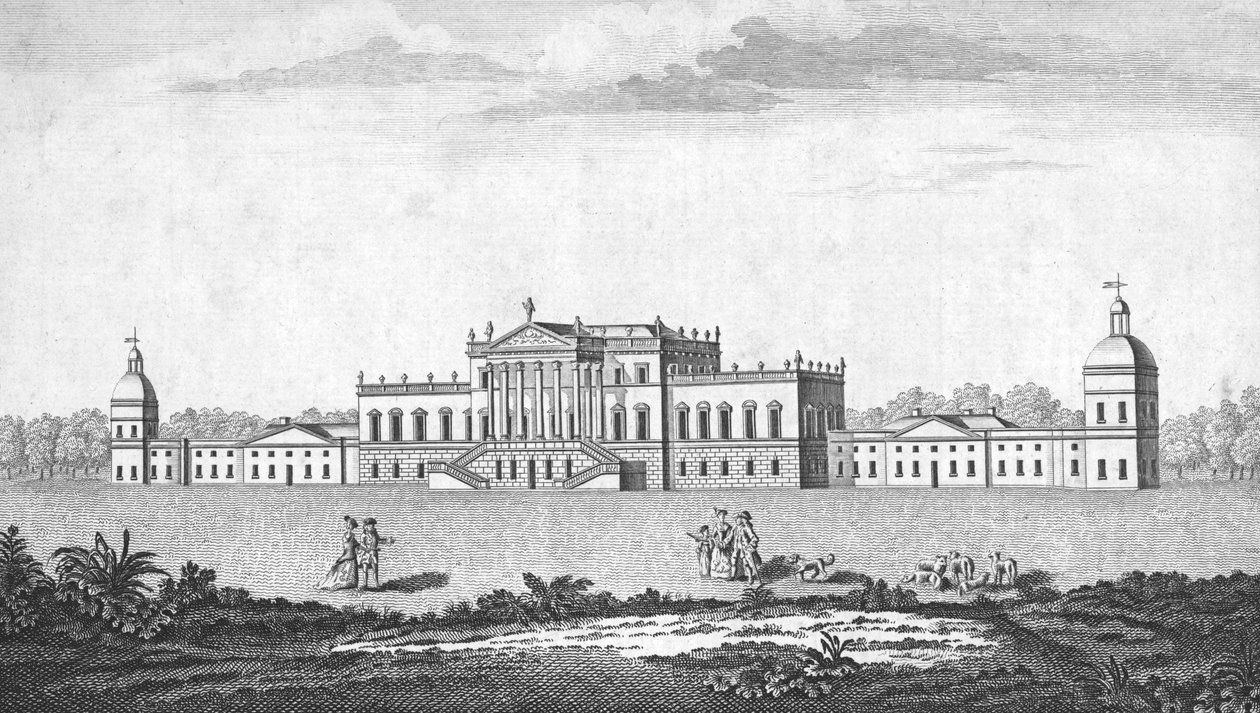 Wentworth Woodhouse, Yorkshire, ca. 1780 von Unbekannt