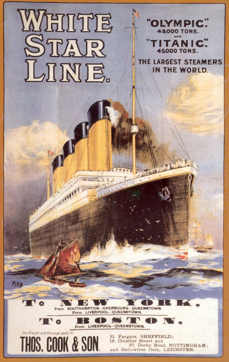 White Star Line. Titanic & Olympic, ca. 1911 von Unbekannt