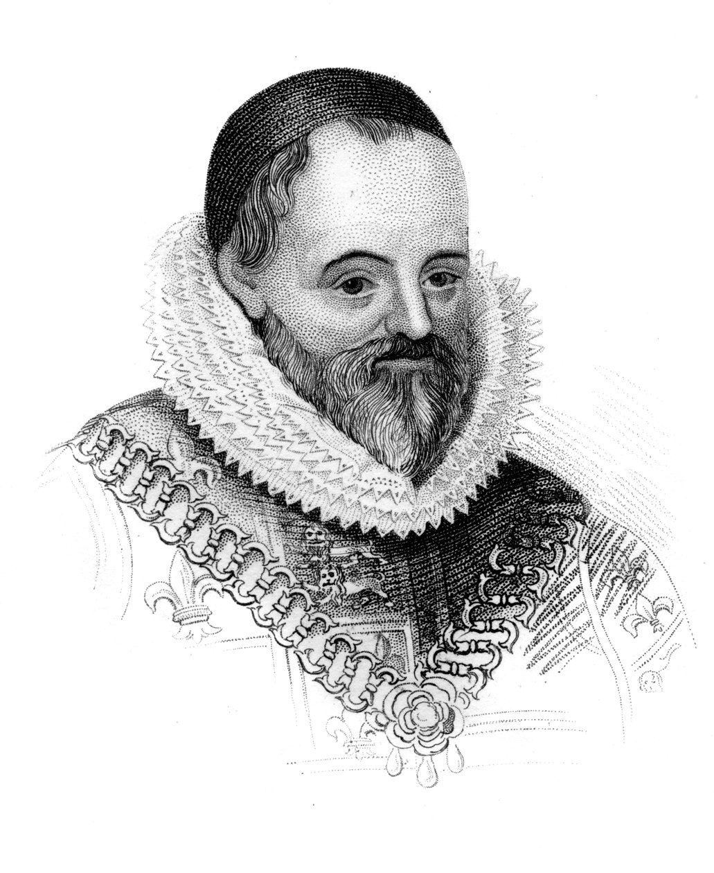 William Camden, englischer Antiquar und Historiker, ca. 1850 von Unbekannt