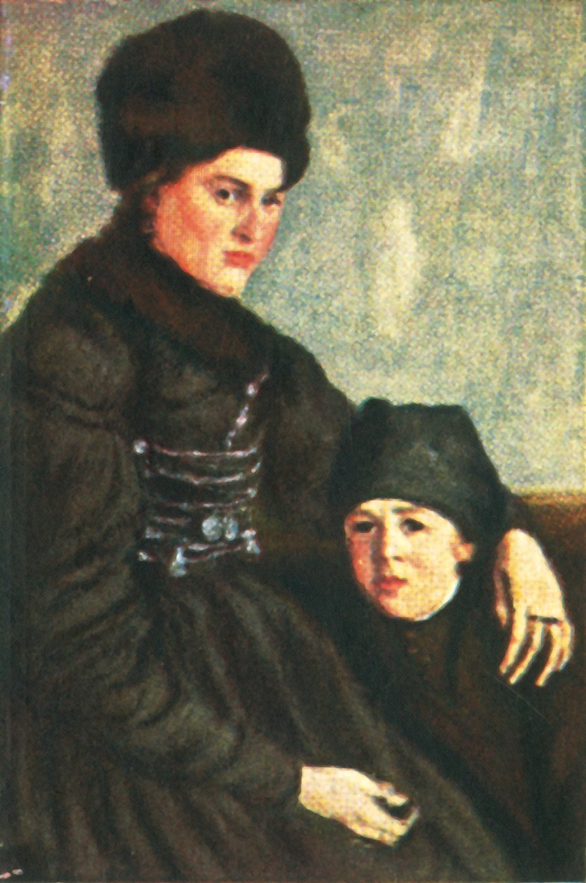 Frau aus Dachau mit Kind, ca. 1928 von Unbekannt