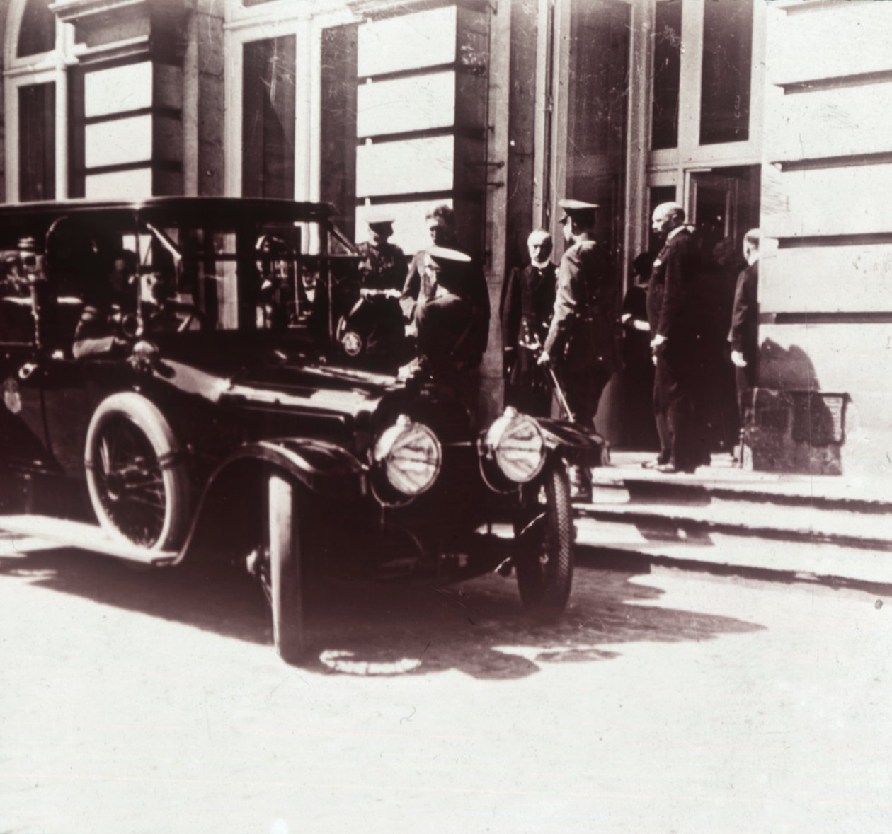 Woodrow Wilson und König Albert I., ca. 1914-1918 von Unbekannt