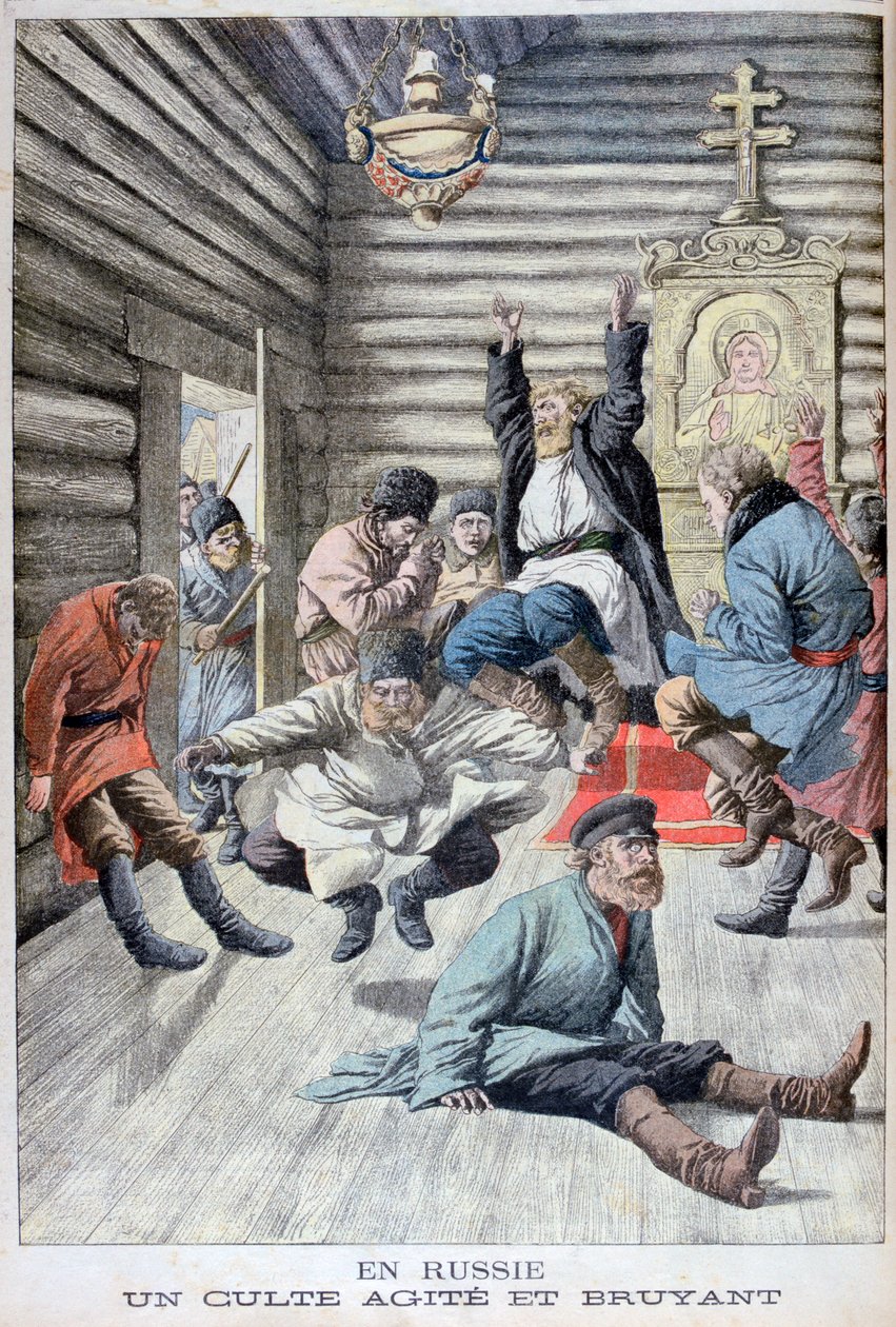 Gottesdienst in Russland, 1903 von Unbekannt
