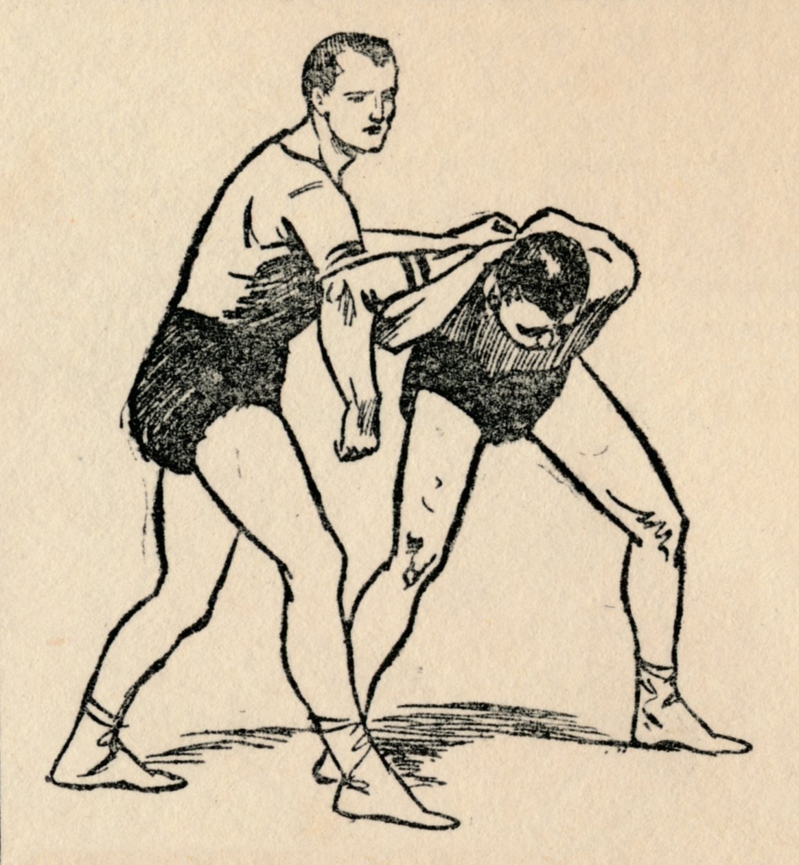Ringen, 1912 von Unbekannt