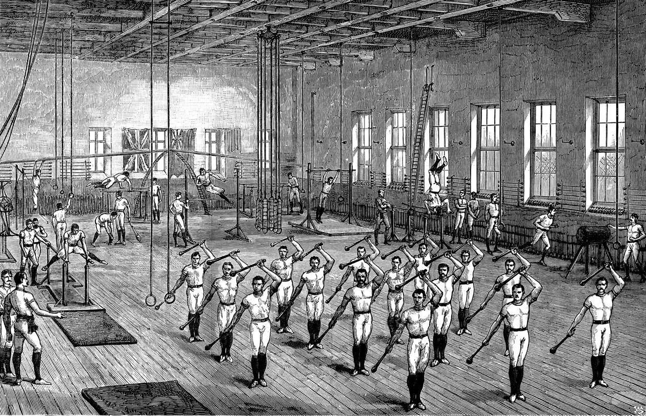 YMCA-Turnhalle, Longacre, London, um 1888 von Unbekannt