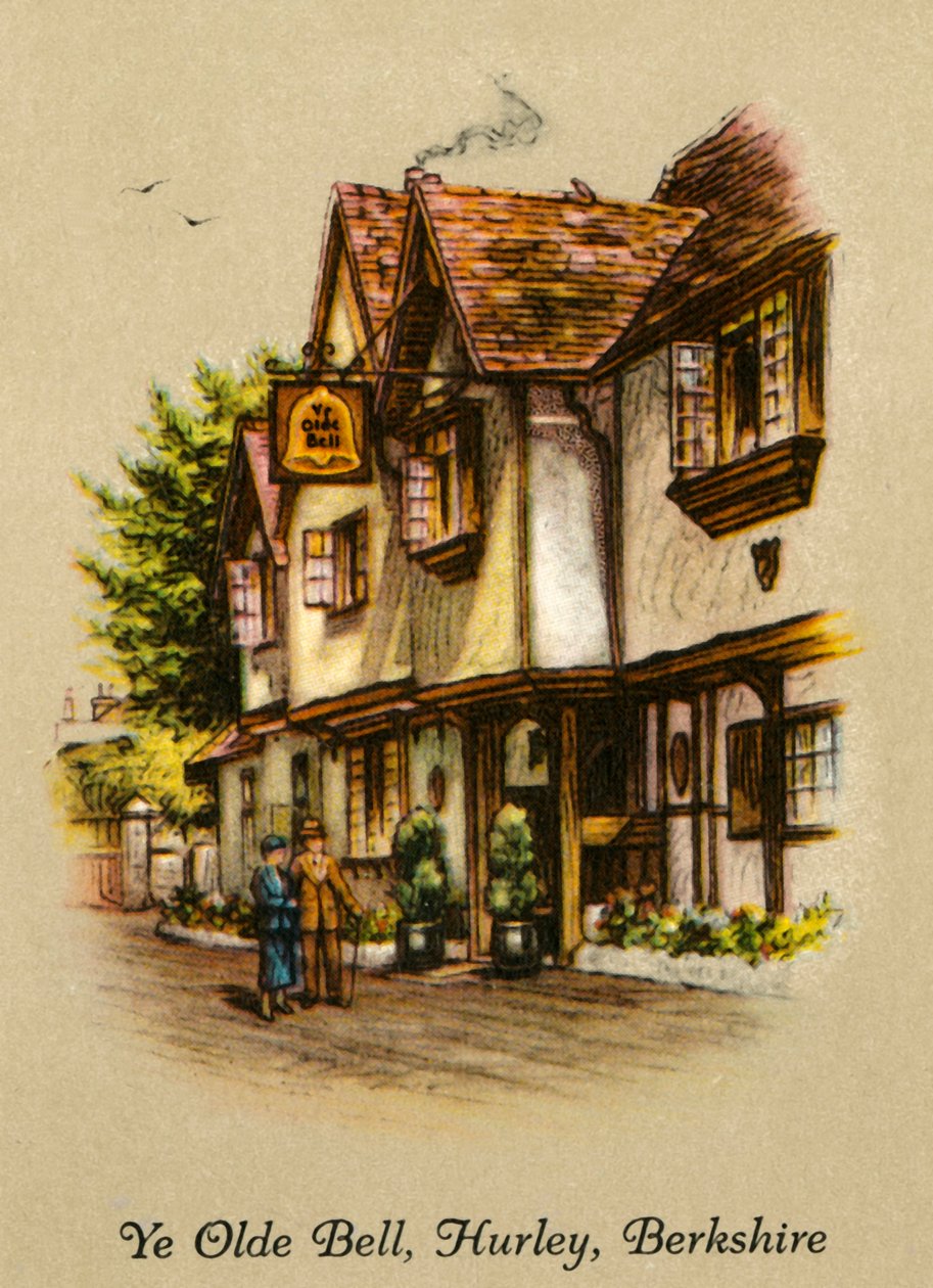 Ye Olde Bell, Hurley, Berkshire, 1936 von Unbekannt