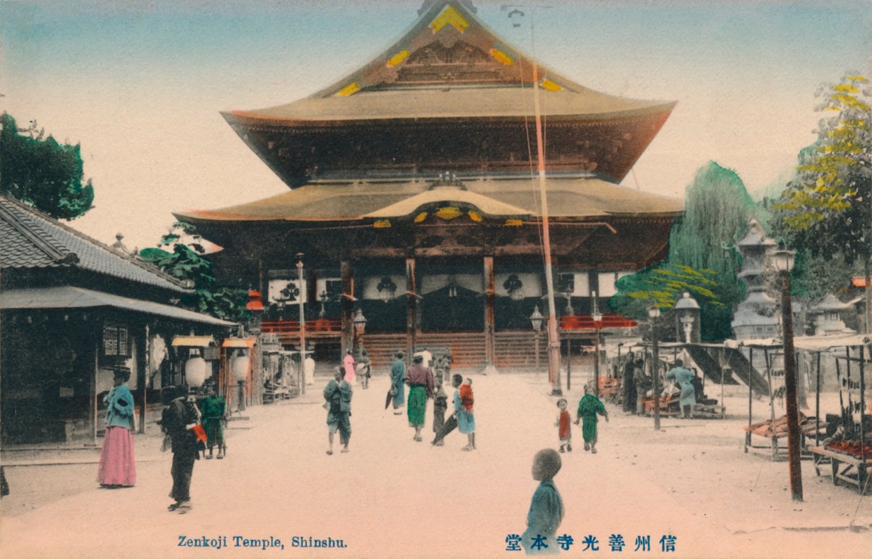 Zenkoji-Tempel, Shinshu von Unbekannt