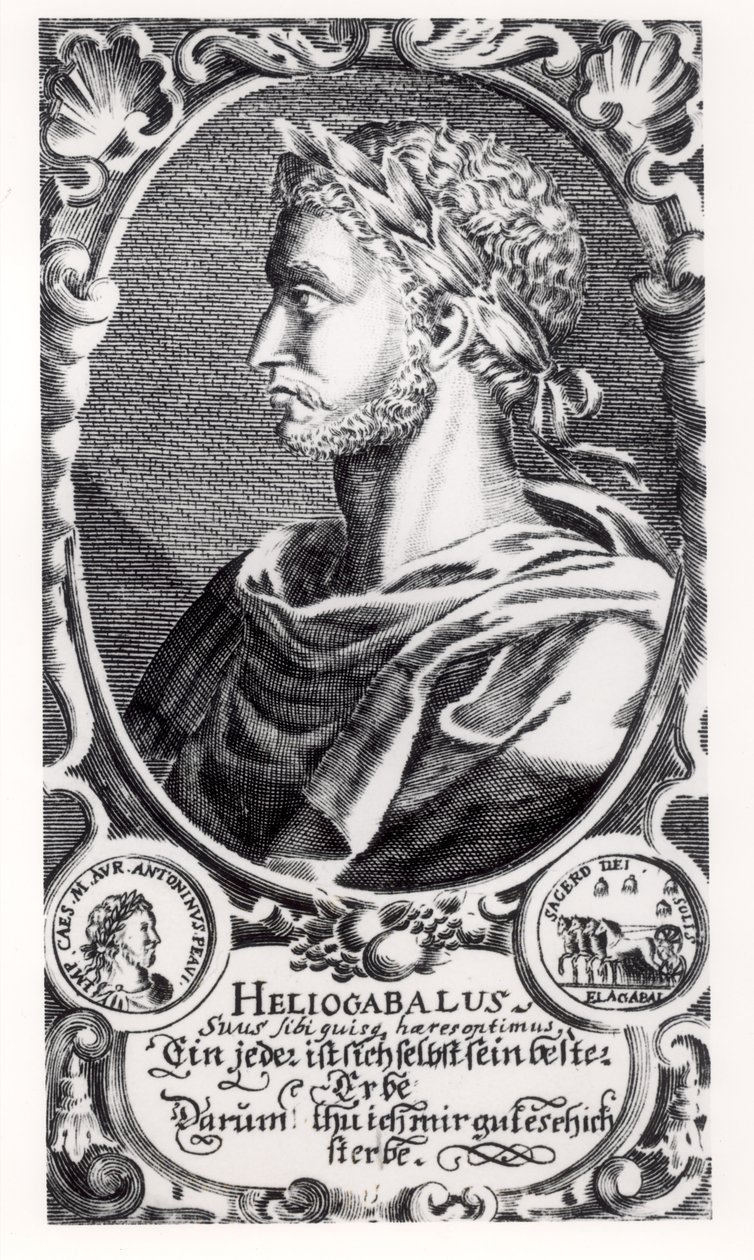 Heliogabalus (204-222 n. Chr.) von Unbekannt Unbekannt