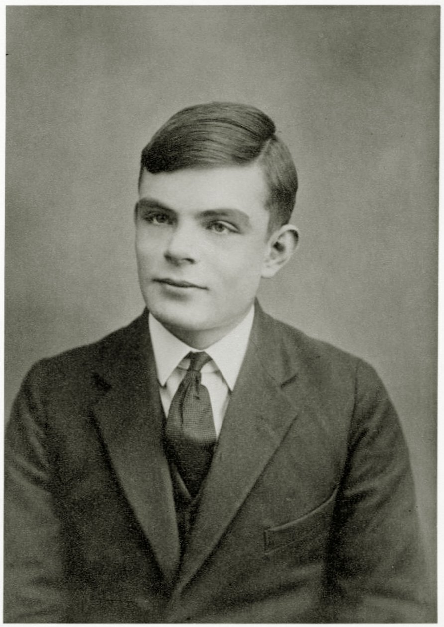 Porträt von Alan Mathison Turing von Unbekannt Unbekannt