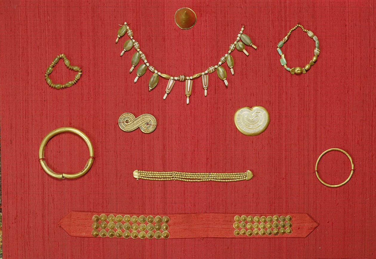 Auswahl an Schmuck, Harappa, 2300-1750 v. Chr. von Unbekannt Unbekannt