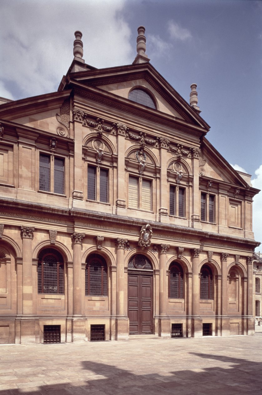 Sheldonian Theatre, Oxford, erbaut 1662-63 von Unbekannt Unbekannt