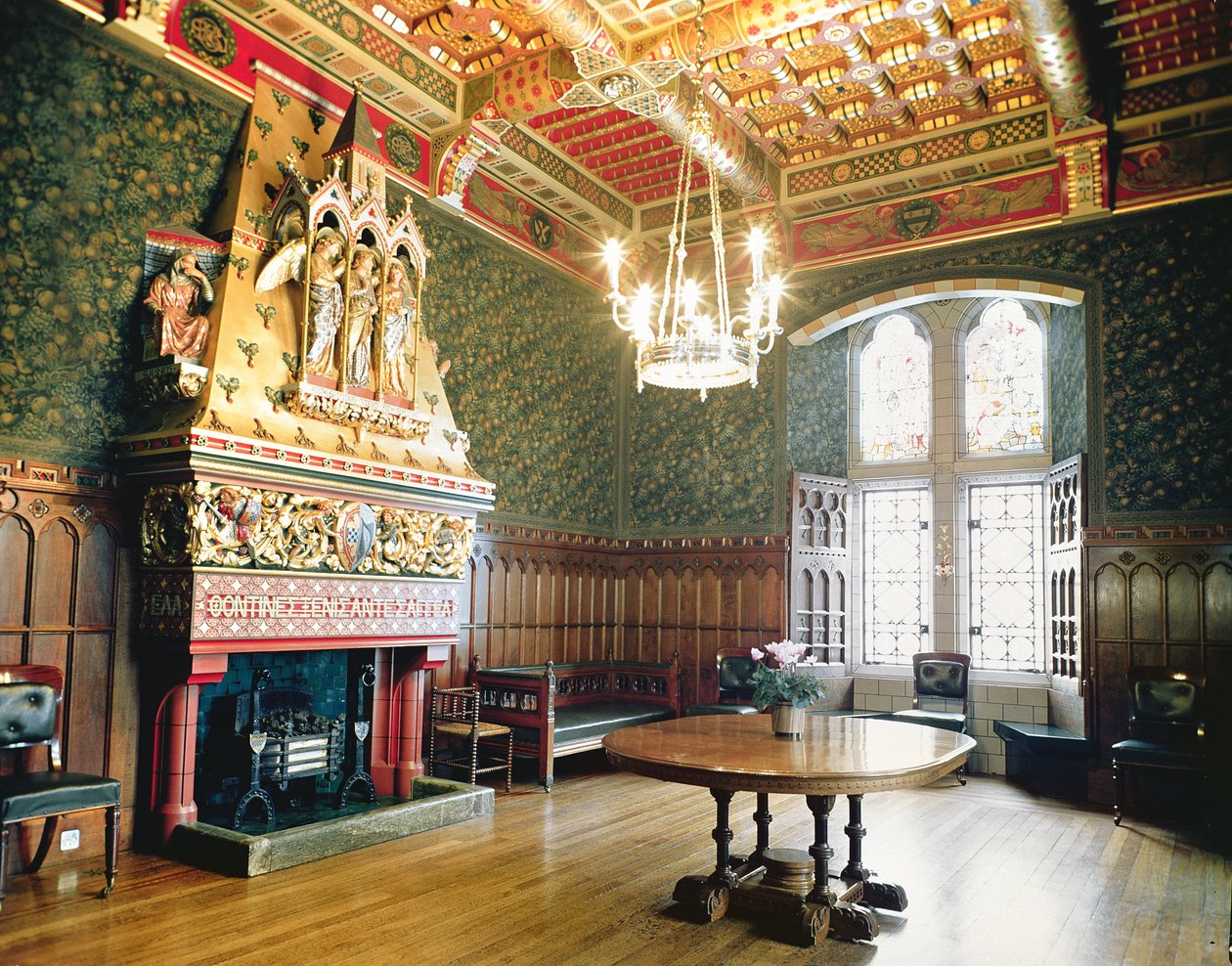 Das Esszimmer, Cardiff Castle, Wales von Unbekannt Unbekannt