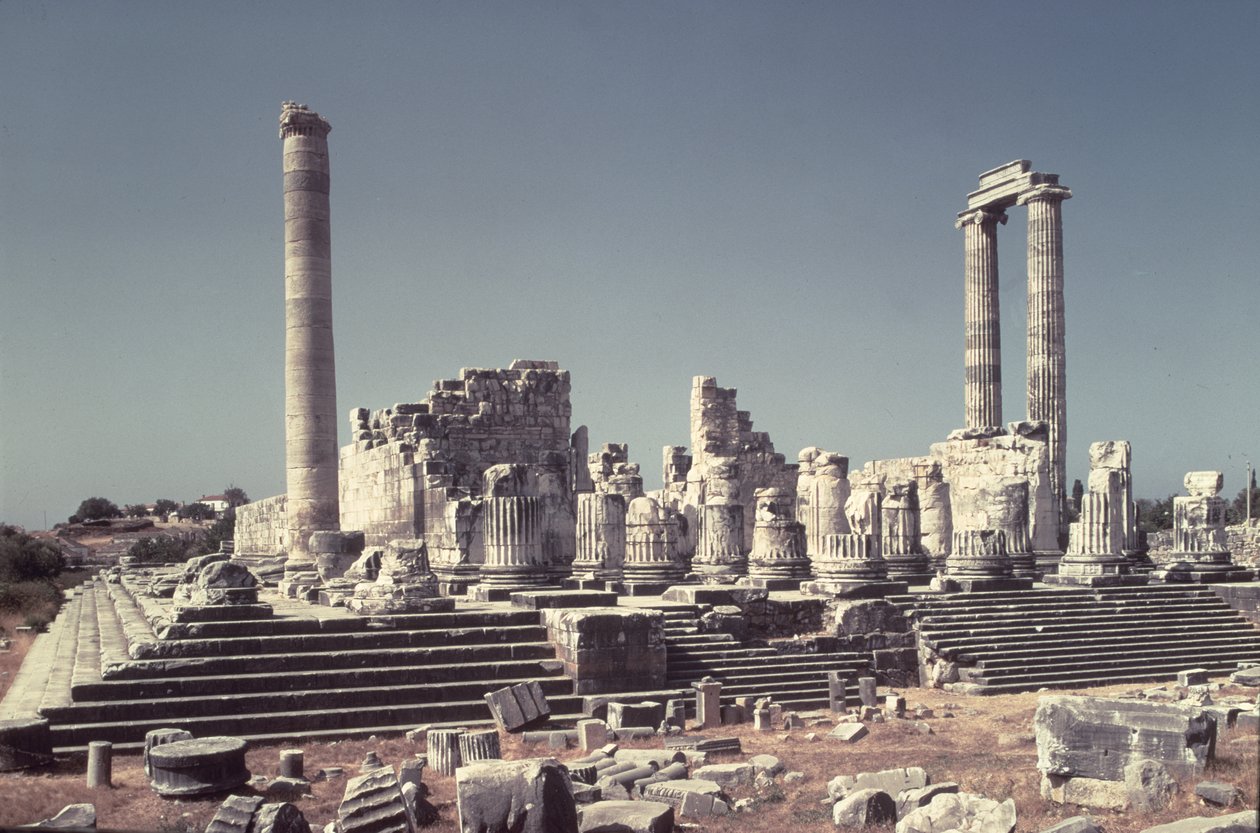 Der Tempel des Apollo, ca. 300 v. Chr. von Unbekannt Unbekannt