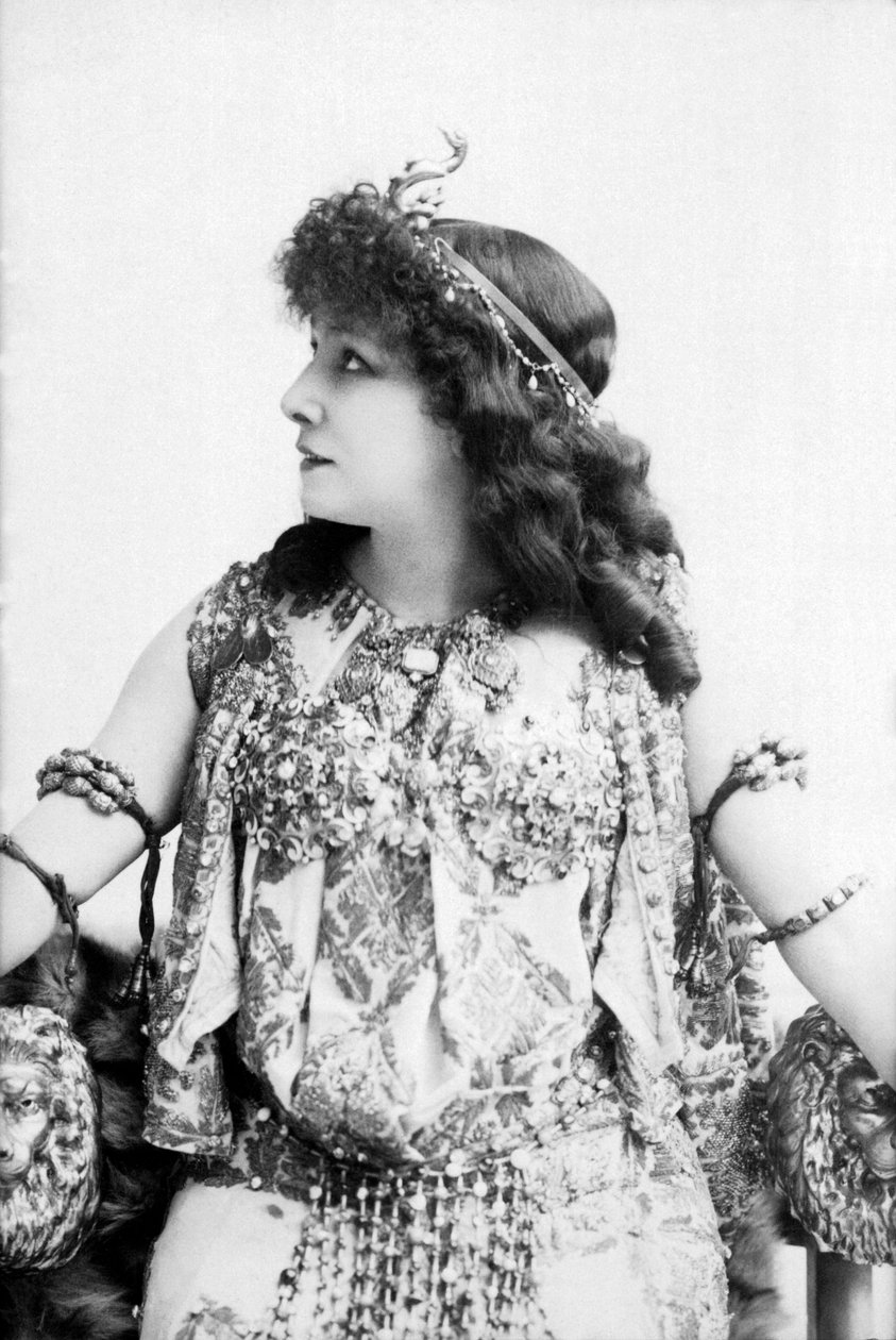 Ein Porträt von Sarah Bernhardt von Unbekannt Unbekannt