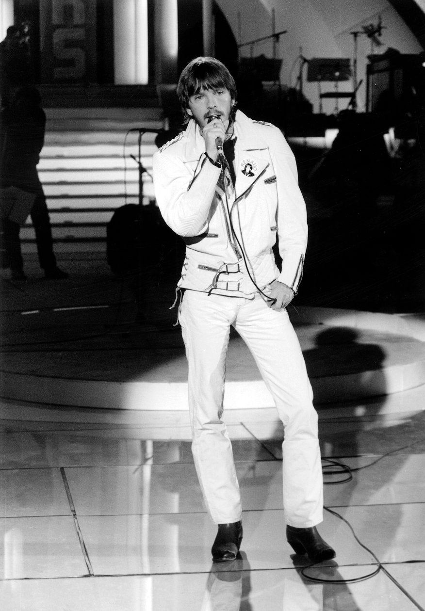 Französischer Sänger Renaud im TV-Programm, 23. Januar 1981 von Unbekannt Unbekannt