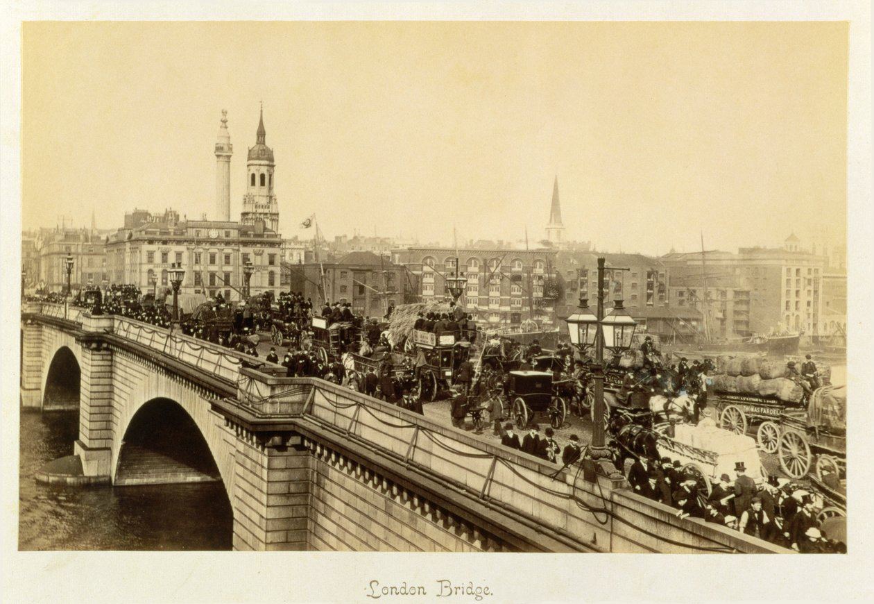London Bridge, ca. 1880 von Unbekannt Unbekannt