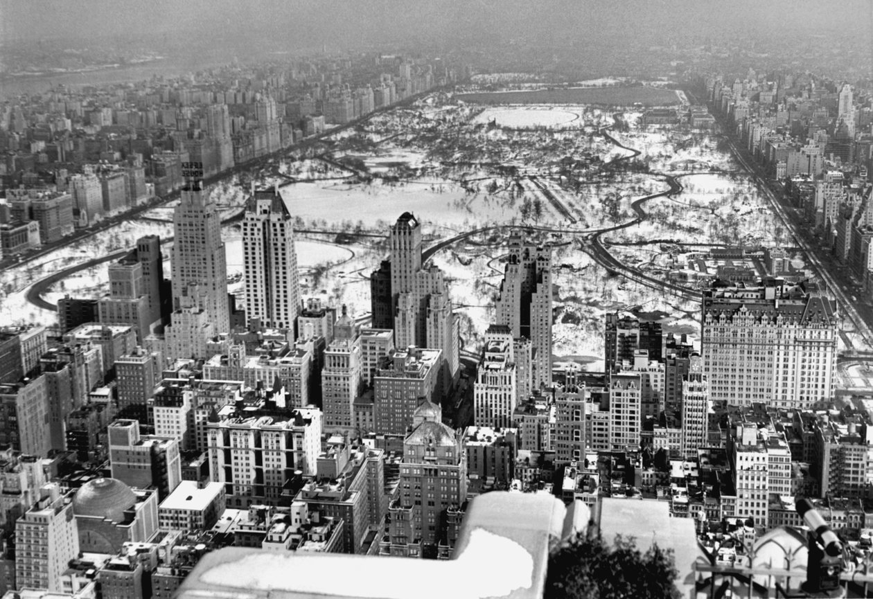 Midtown und Central Park Ansicht von Unbekannt Unbekannt