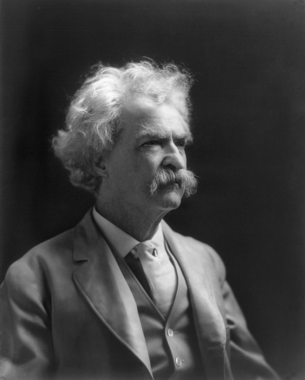 Porträt von Mark Twain von Unbekannt Unbekannt