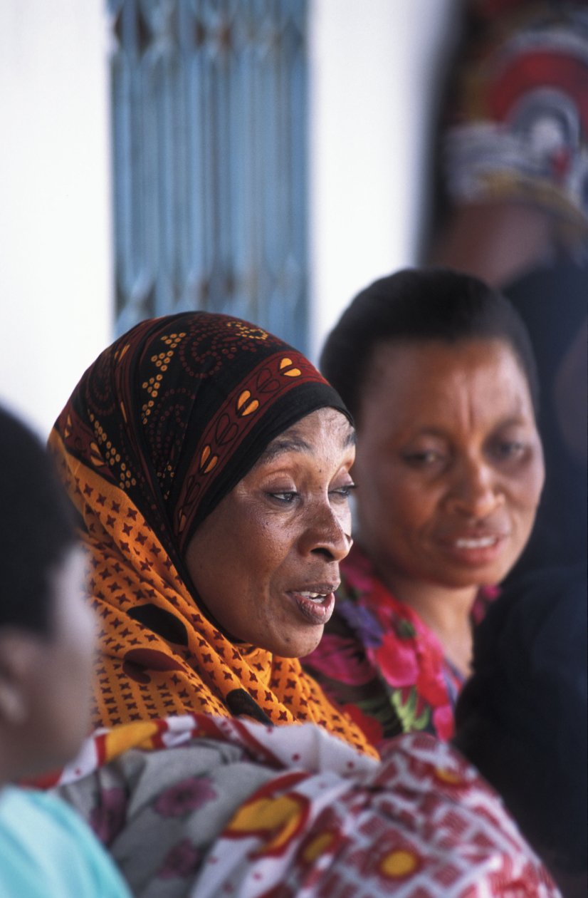 Porträt ländlicher Frauen. Tansania, Afrika. 20. Dezember 2002. von Unbekannt Unbekannt