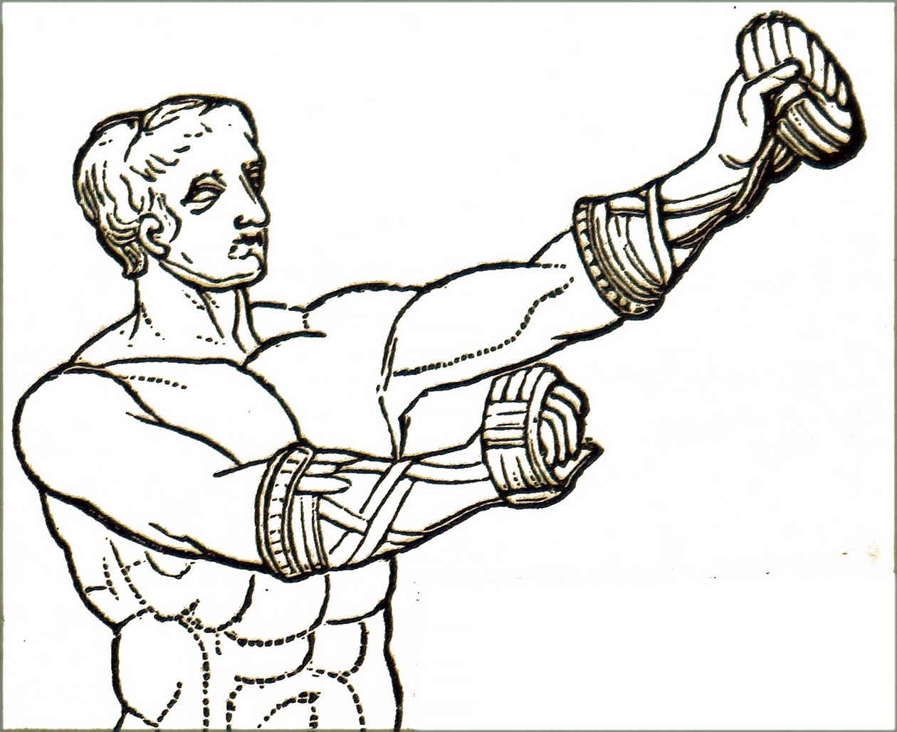 Ein früher Boxer von Unbekannt