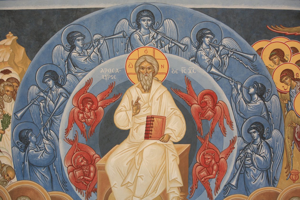 Apokalypse. Sankt-Antoine-le-Grand orthodoxe Kirche, Saint-Laurent-en-Royans, Frankreich von Unbekannt