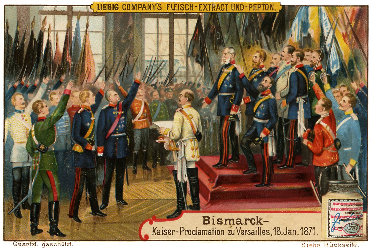 Bismarck in Versailles von Unbekannt