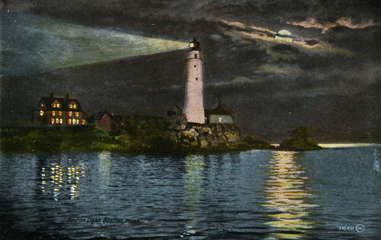 Boston: Boston Light von Unbekannter Künstler