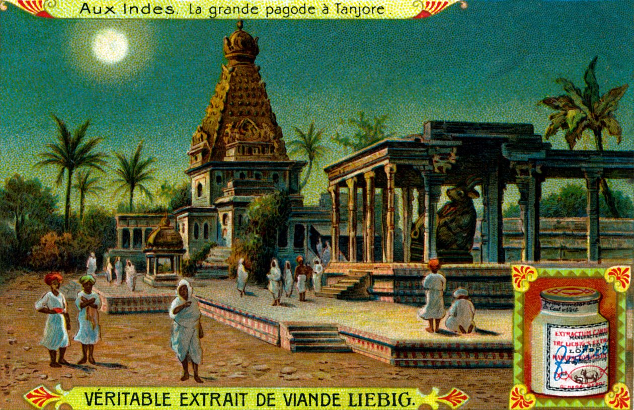 Brihadeeswarar-Tempel in Thanjavur, Indien von Unbekannter Künstler