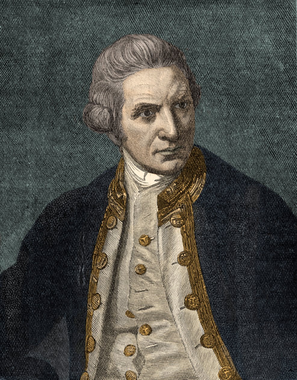 Kapitän James Cook - Porträt von Unbekannter Künstler