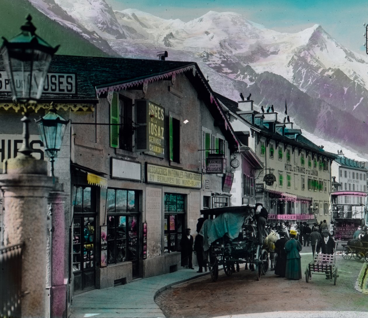 Chamonix, Hauptstraße von Unbekannter Künstler