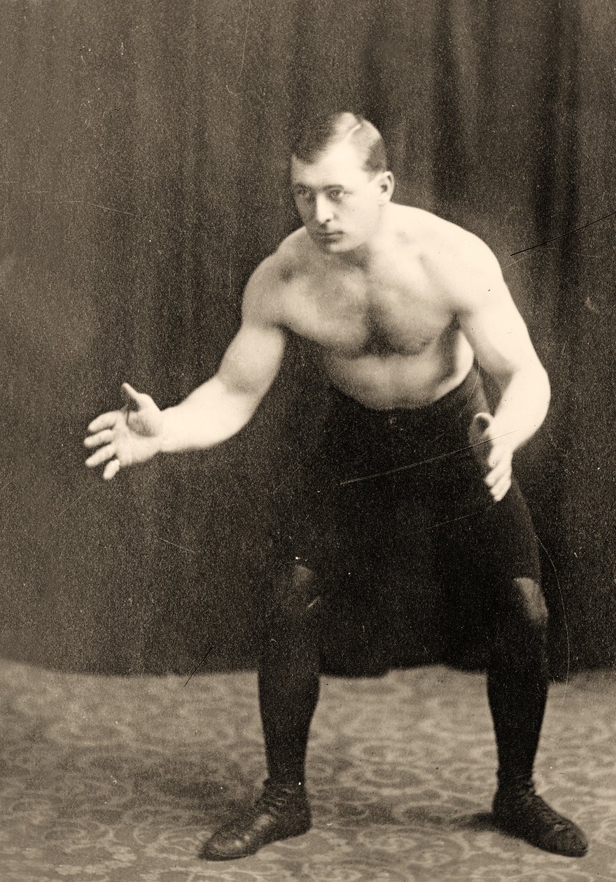 Dänischer Ringer Carl Nelson von Unbekannt