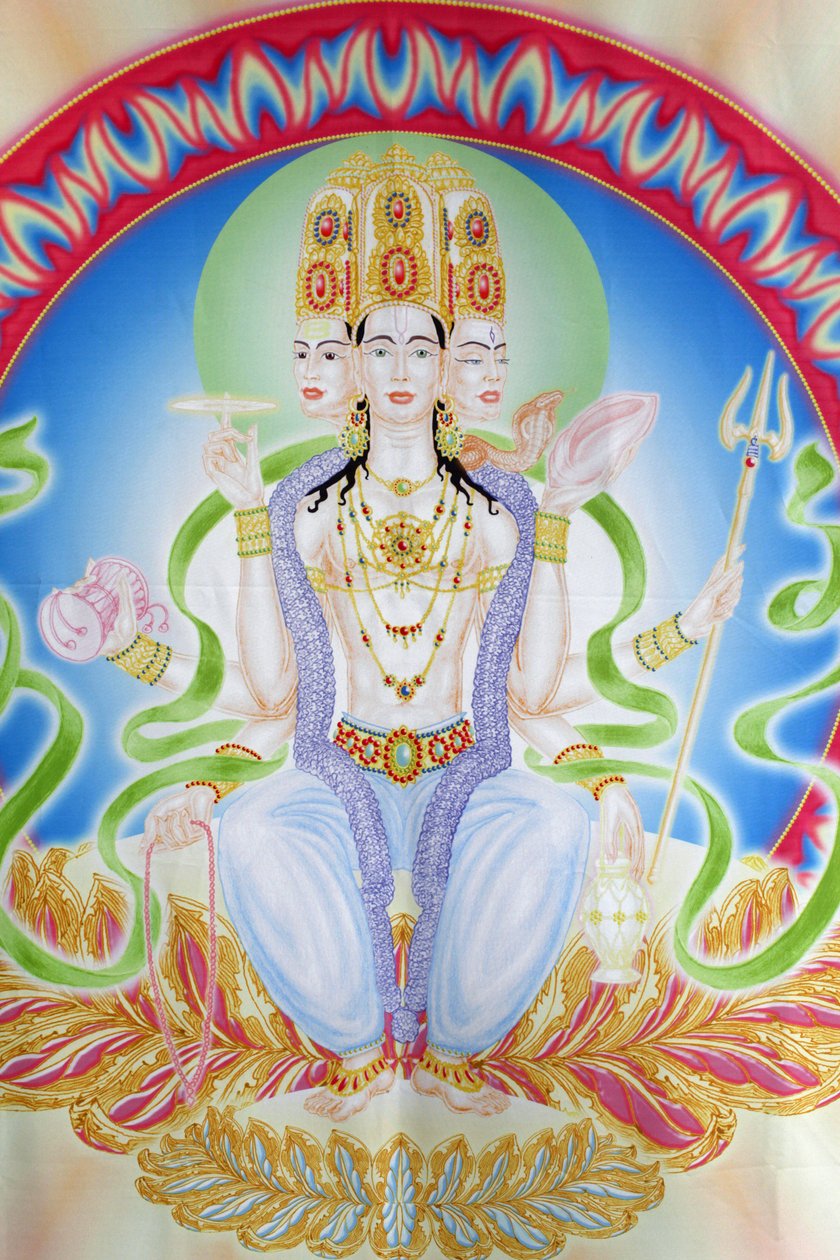Datatreya Bild, Haridwar, Indien von Unbekannt