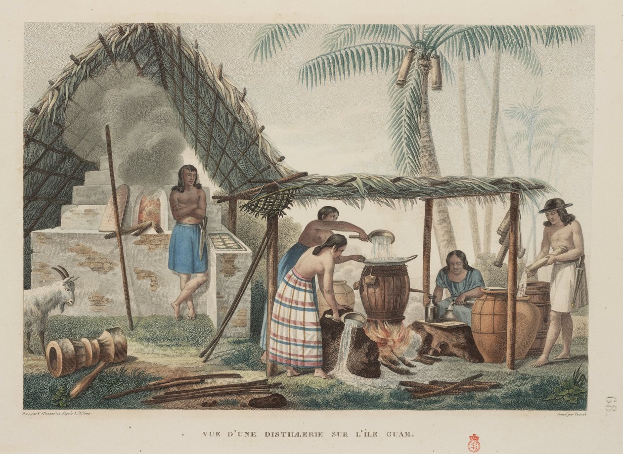 Brennerei, Guam von Unbekannter Künstler